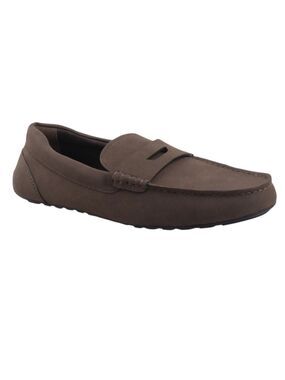 NWT Alfani Marco Mens Faux Suede Brown Driving Loafers